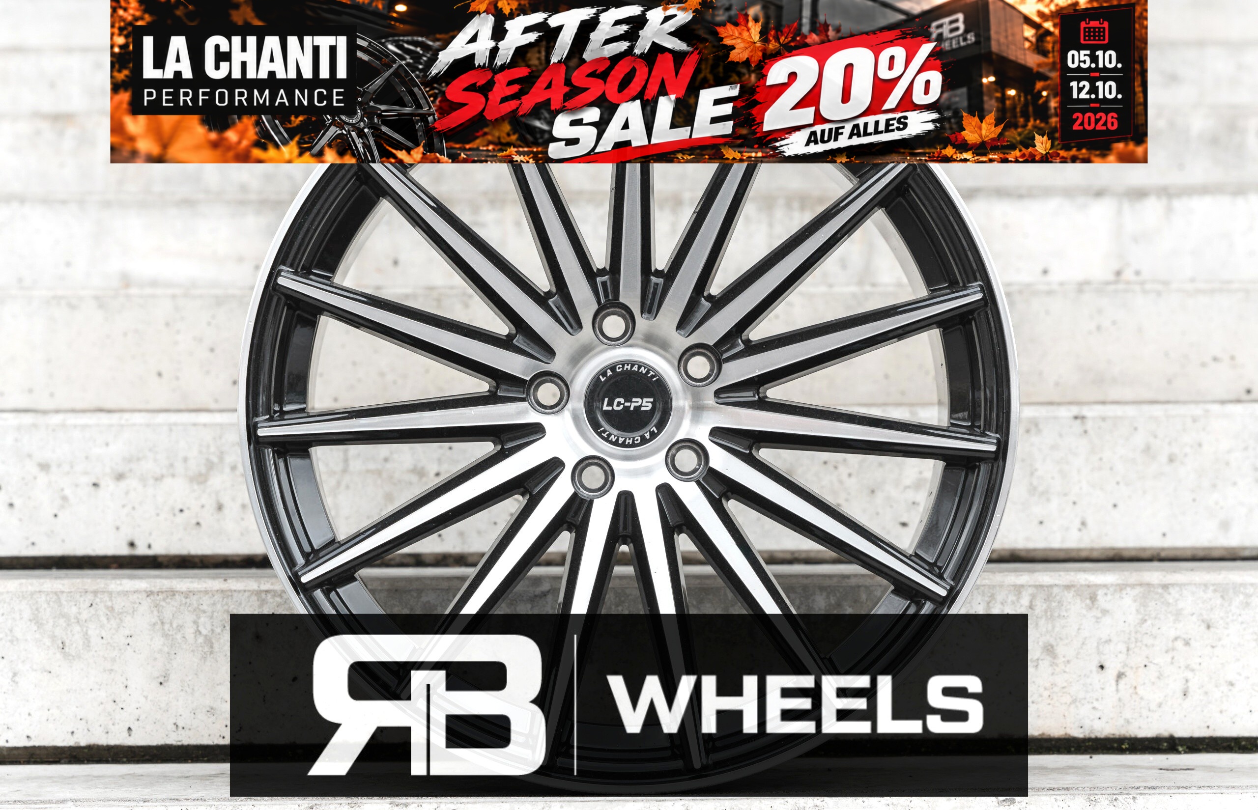 La Chanti (Passenger) LC-P5 8,5x19 ET33 9,5x19 ET40 5x120 (F-2818)