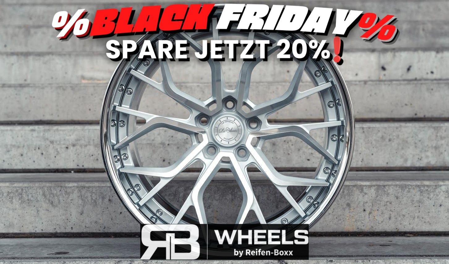 La Chanti (Forged) LC-F2 (2-Teilig) 9,5x20 ET25 11x20 ET40 5x120 (F-2933)